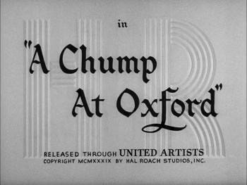Screenshot 2 from A Chump at Oxford (Full Movie)