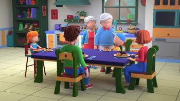 Screenshot 1 from Caillou: Adventures with Grandma and Grandpa (Full Movie)