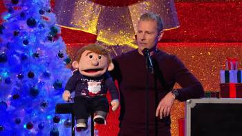 Screenshot 1 from Christmas Comedy Club with Lost Voice Guy (Full Movie)