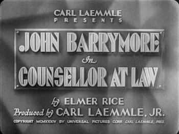 Screenshot 1 from Counsellor at Law (Full Movie)