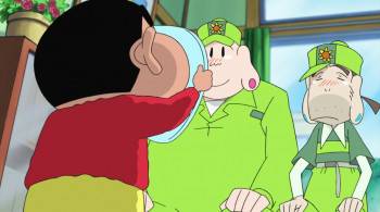 Screenshot 3 from Eiga Kureyon Shinchan: Arashi o yobu! Ora to uchuu to purinsesu (Full Movie)