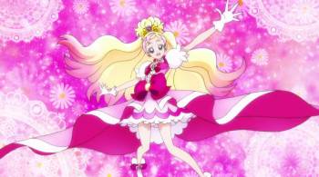 Screenshot 2 from Go! Princess Pretty Cure: Go! Go!! Gouka Sanbon Date!!! (Full Movie)
