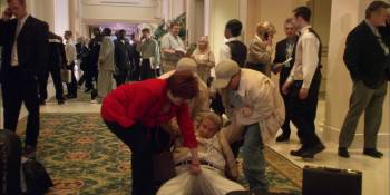 Screenshot 1 from Jiminy Glick in Lalawood (Full Movie)