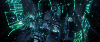 Screenshot 1 from Knights of Sidonia: Love Woven in the Stars (Full Movie)
