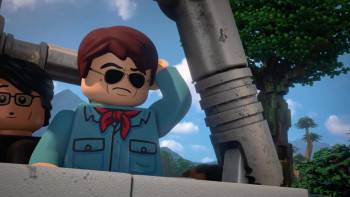 Screenshot 2 from LEGO Jurassic Park: The Unofficial Retelling (Full Movie)