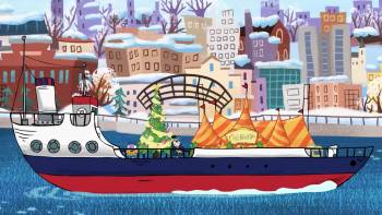 Screenshot 2 from Let's Go Luna!: Luna's Christmas Around the World (Full Movie)