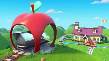 Screenshot 3 from Mighty Express: Mighty Trains Race (Full Movie)