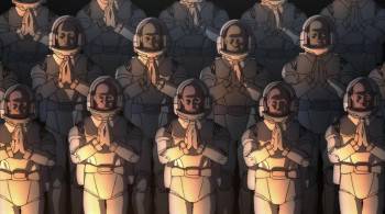 Screenshot 2 from Mobile Suit Gundam Thunderbolt: Bandit Flower (Full Movie)