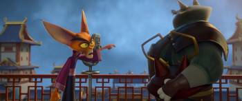 Screenshot 2 from Paws of Fury: The Legend of Hank (Full Movie)