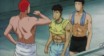 Screenshot 2 from Slam Dunk: Hoero Basketman Tamashii! Hanamichi to Rukawa no Atsuki Natsu (Full Movie)