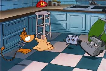 Screenshot 1 from The Brave Little Toaster Goes to Mars (Full Movie)