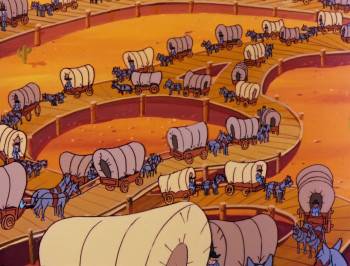 Screenshot 1 from The Good, the Bad, and Huckleberry Hound (Full Movie)