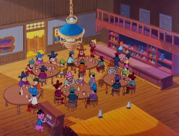 Screenshot 2 from The Good, the Bad, and Huckleberry Hound (Full Movie)