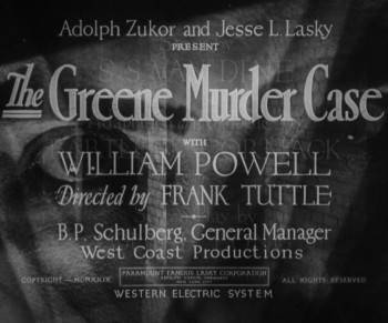 Screenshot 2 from The Greene Murder Case (Full Movie)