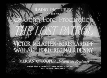 Screenshot 1 from The Lost Patrol (Full Movie)
